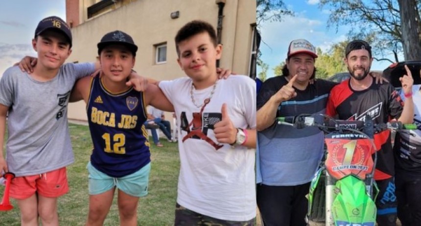 VICTORIQUENSES CAMPEONES EN MOTOCROSS