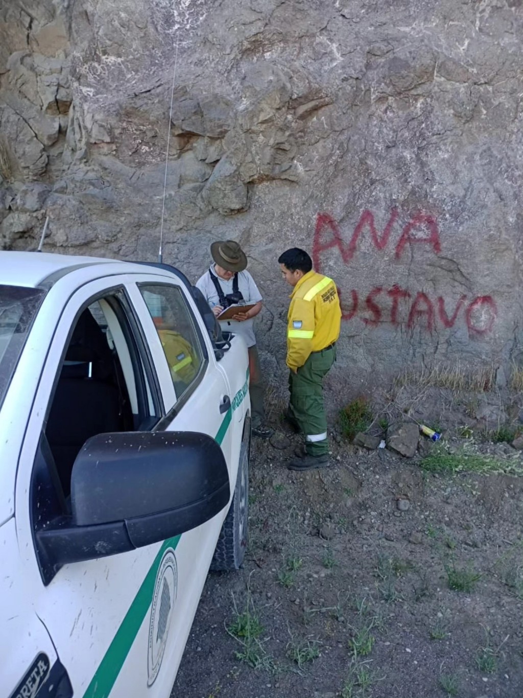 Chofer de empresa de Macachín vandalizó el parque Nacional Nahuel Huapi