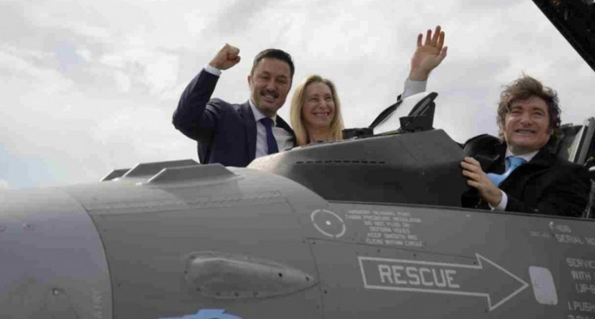 Milei celebró la llegada de los F-16: “Argentina vuelve a tener un sistema de defensa serio”