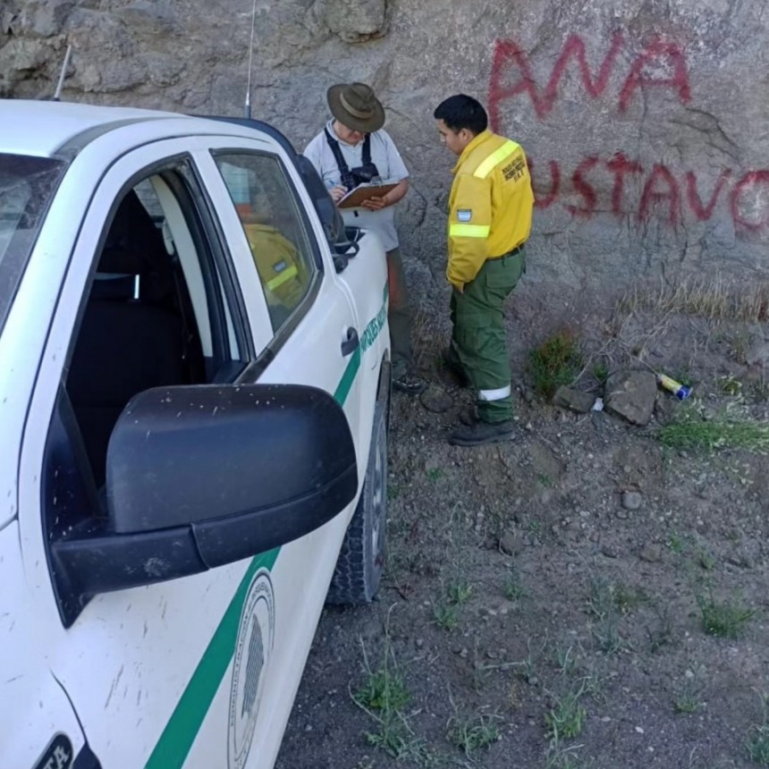 Chofer de empresa de Macachín vandalizó el parque Nacional Nahuel Huapi